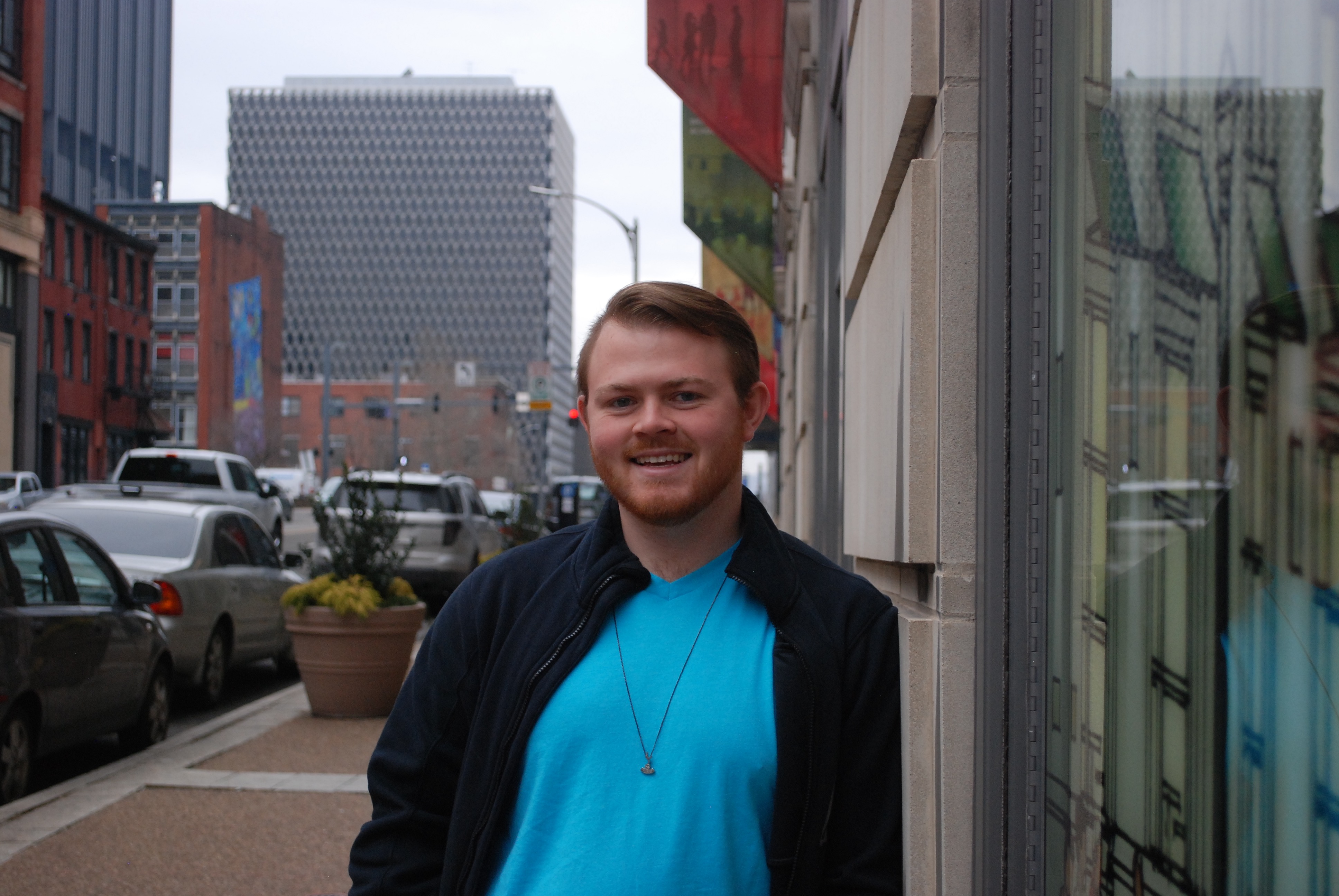 Pictured is Zachary Brown, cinema production major